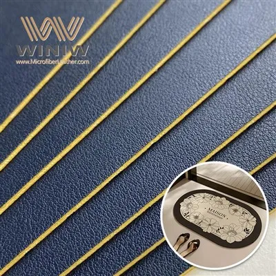 Fabric de PVC de cuir Faux Fàcil per a les estores de l'escriptori